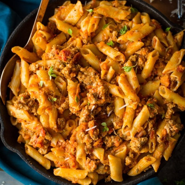 Pork Ragu with Penne