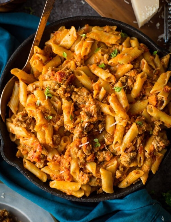 Pork Ragu with Penne