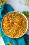 Roasted Butternut Squash Rounds with Walnuts & Parsley Pesto