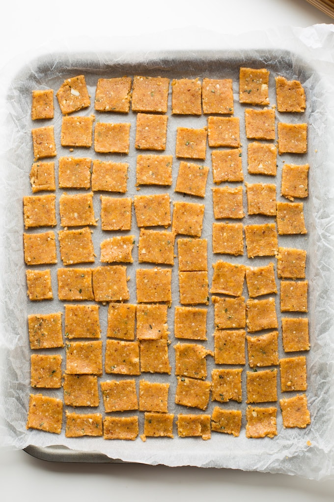 Sweet Potato Paleo Crackers