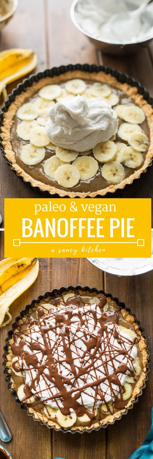 paleo + vegan banoffee pie