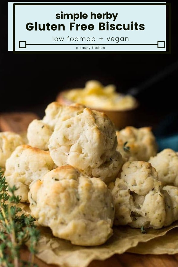 herby vegan gluten free biscuits
