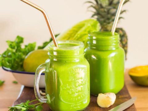 Green Monster Smoothie A Saucy Kitchen