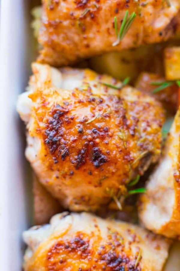 Low FODMAP Maple Mustard Chicken with Rosemary A Saucy Kitchen