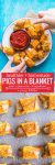 homemade pigs in a blanket pinterest graphic