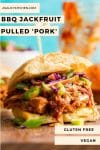 BBQ Jackfruit Pulled Pork pin graphic