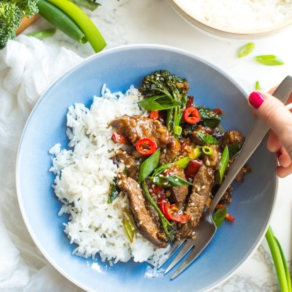 Sticky Beef Stir Fry