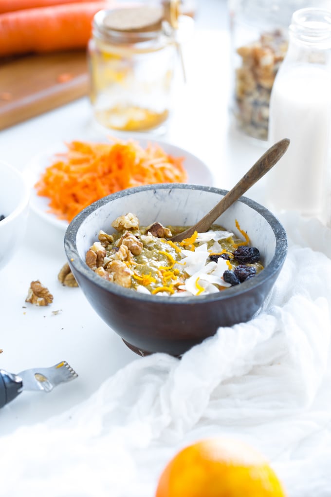 Turmeric Carrot Chia Pudding