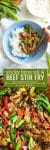 sticky Sticky Beef Stir Fry pinterest graphic: paleo | gluten free | soy free