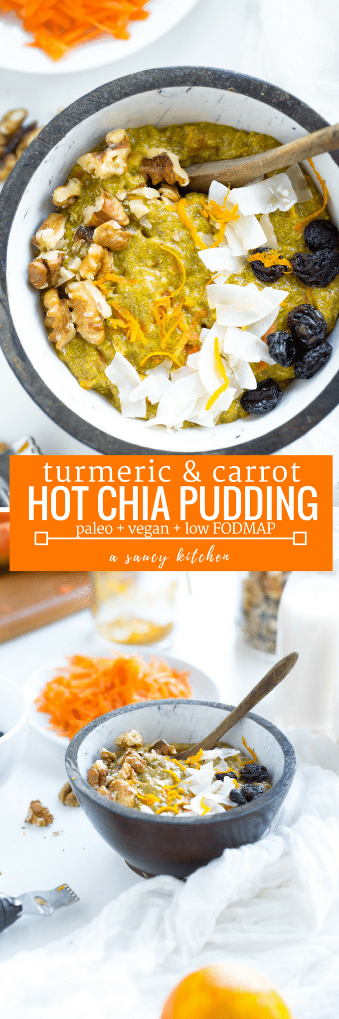 turmeric carrot chia pudding