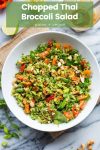 Chopped Broccoli Salad pinterest graphic