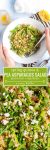 spring quinoa pea and asparagus salad pinterest long pin