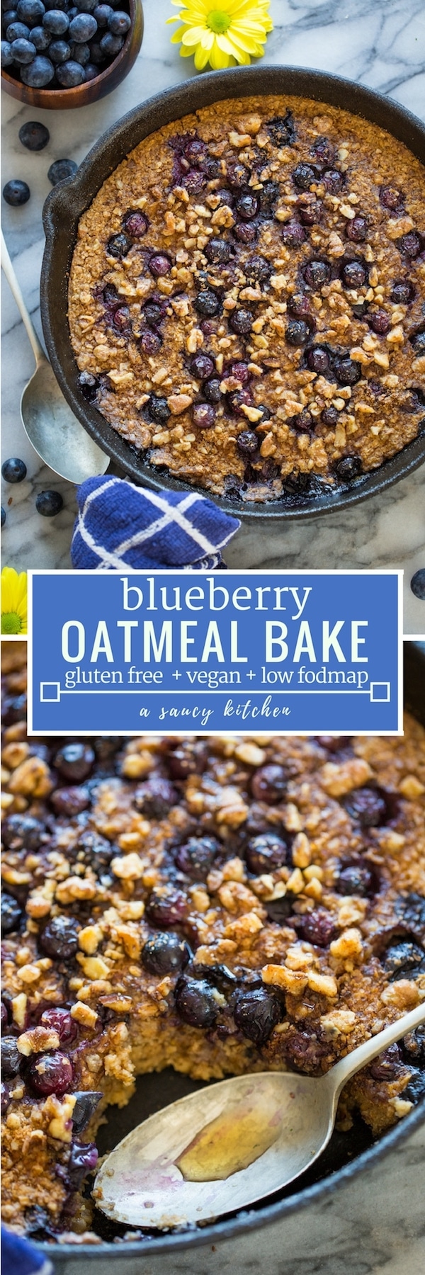 blueberry oatmeal bake