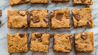 Chocolate Chunk Paleo Vegan Blondies