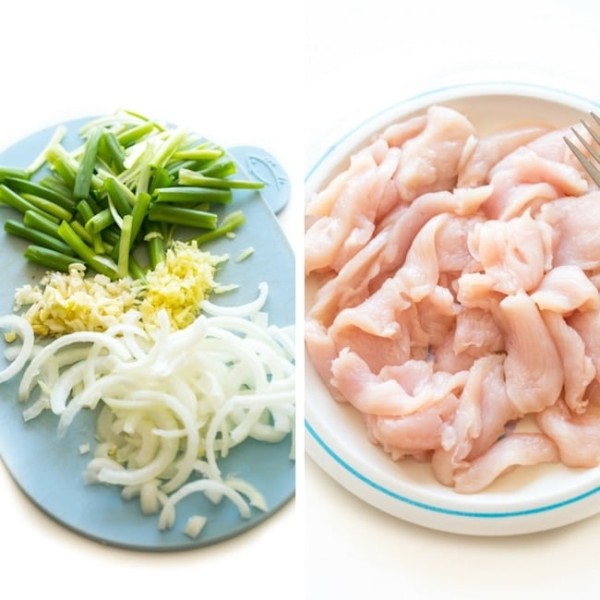 Chicken with Ginger and Spring Onion - A Saucy Kitchen