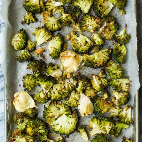 Smashed Chilli Garlic Broccoli (Healthy/Vegan/Dairy-free/GF)