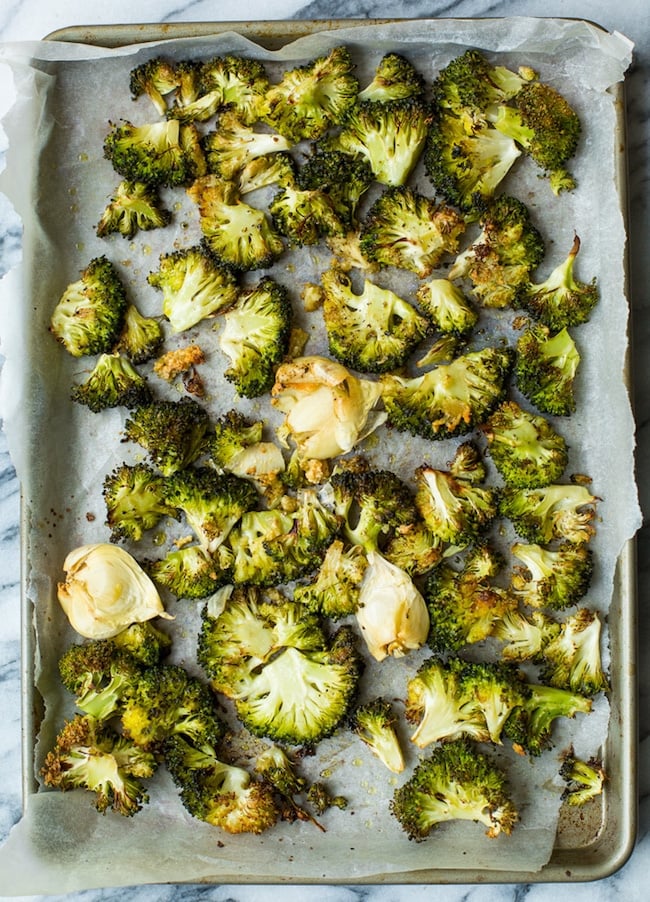 Roasted Broccoli with Garlic 