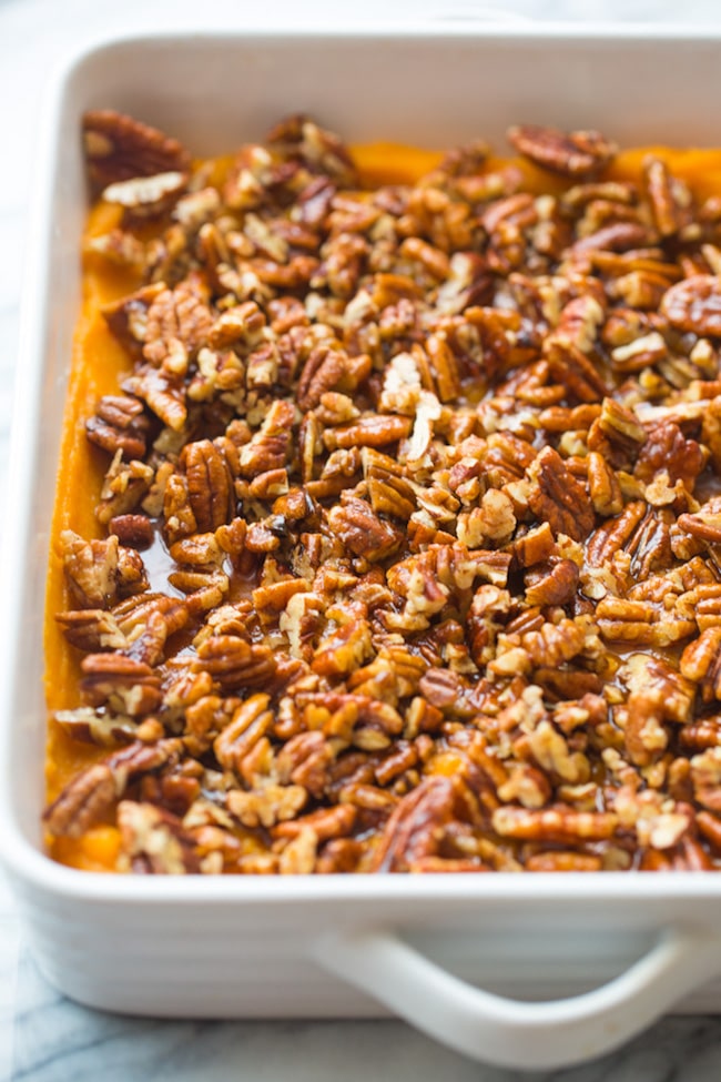 Casserole de Patate Douce Paléo de près