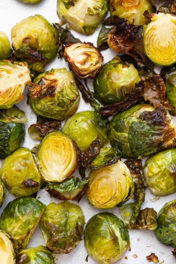 Roasted Teriyaki Brussels Sprouts A Saucy Kitchen