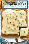 paleo pumpkin cake pin grapghic