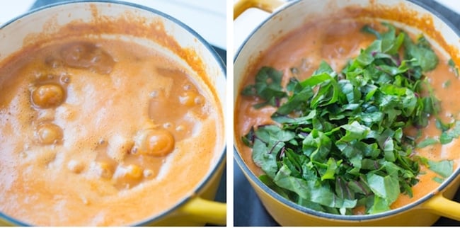 One Pot African Peanut Soup collage 2