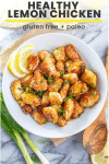 healthy lemon chicken pin graphic