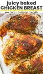 baked chicken breast pin graphic