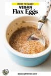 FLAX EGGS PIN GRAPHIC