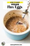 FLAX EGGS PIN GRAPHIC