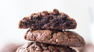 Flourless Chocolate Peanut Butter Cookies