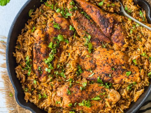 One-pot chicken & rice, Chicken recipes