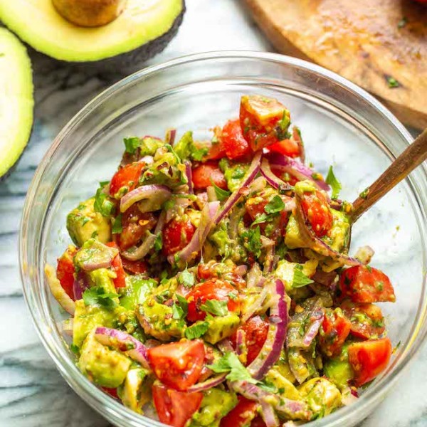 Guacamole Salad in a bowl