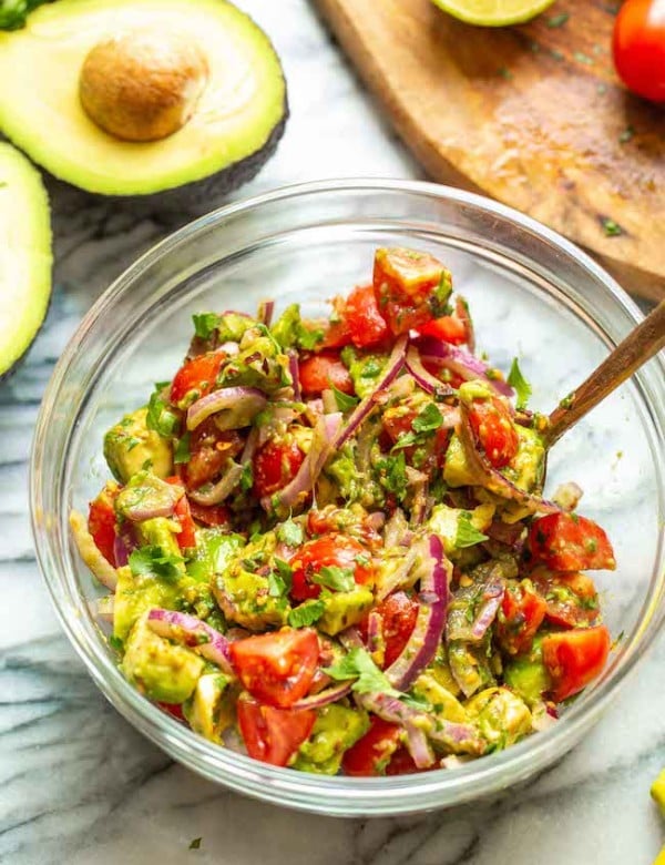 Guacamole Salad in a bowl