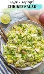 paleo chicken salad pin graphic