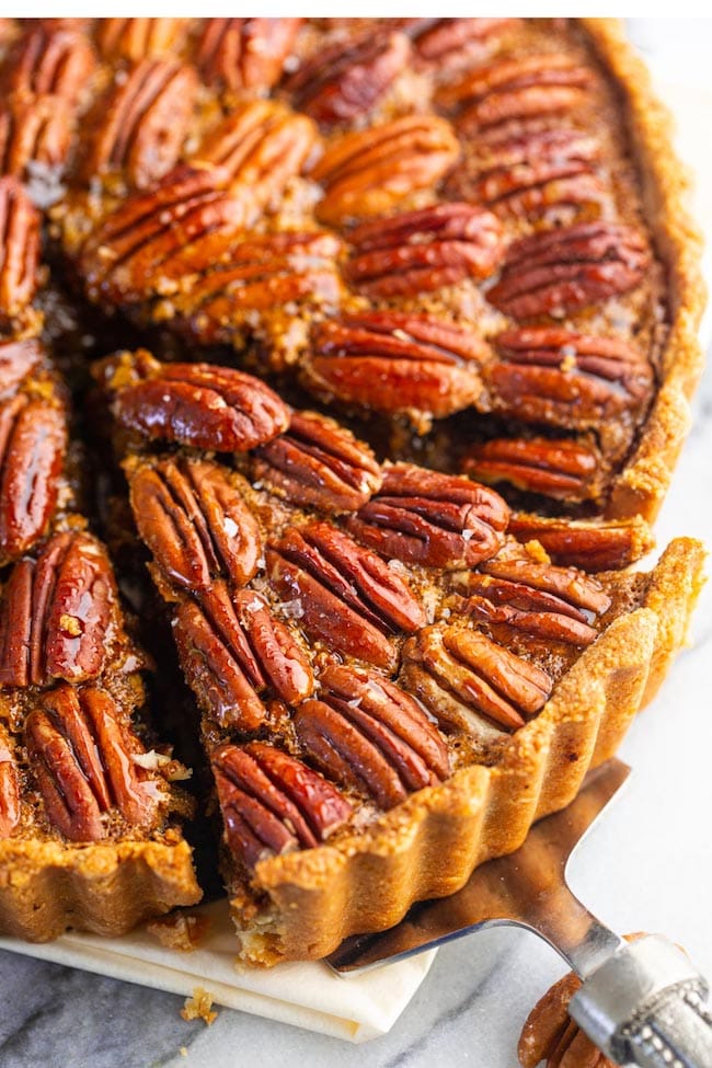 Gluten Free Pecan Pie slice