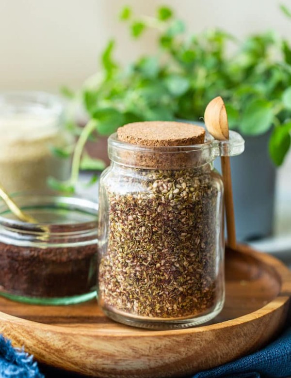 Homemade Za’atar Spice in a jar