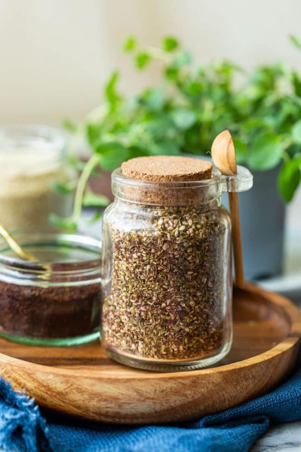 Homemade Za’atar Spice in a jar