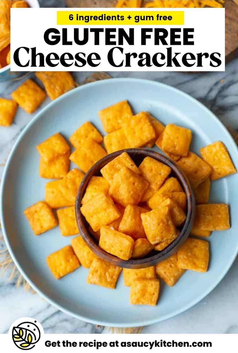 Cheesy Gluten Free Crackers A Saucy Kitchen