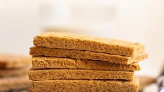 gluten-free-graham-crackers on a wire cooling rack