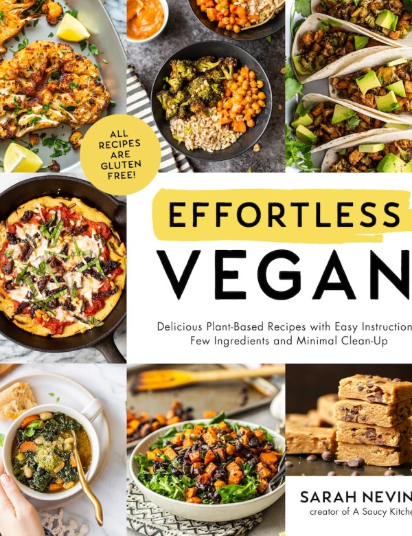 effortless vegan cookbook cover
