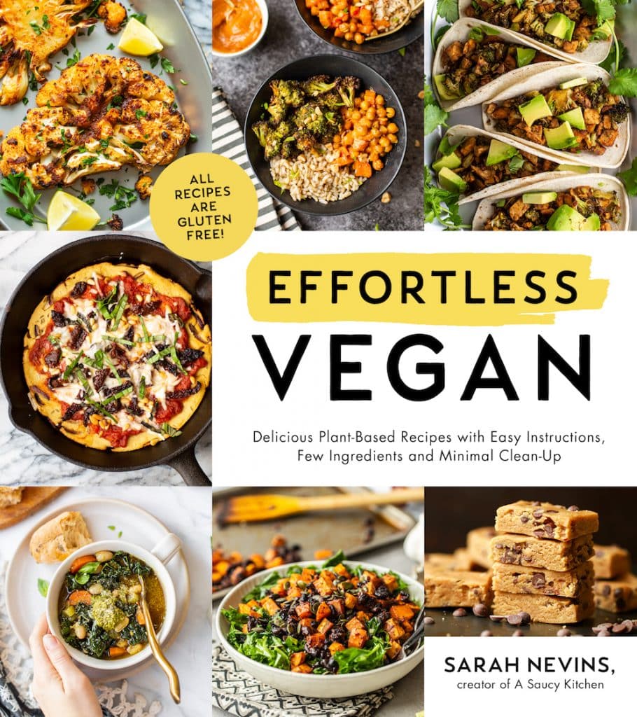 effortless vegan cookbook cover