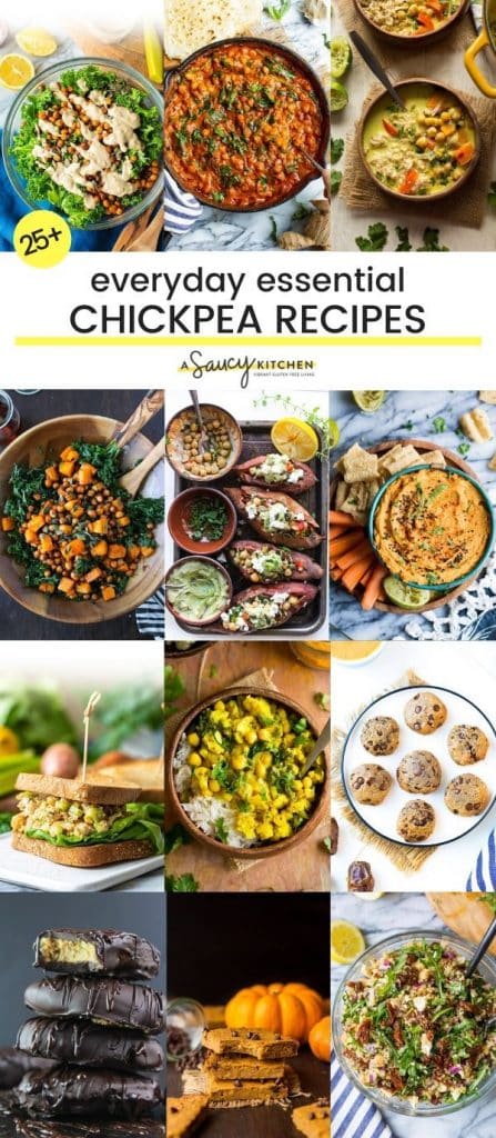 CHICKPEA RECIPES PIN GRAPHIC