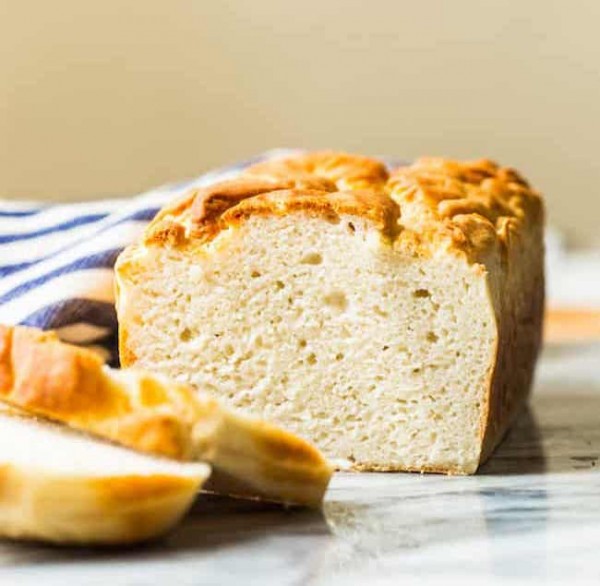 gluten free loaf of bread, sliced