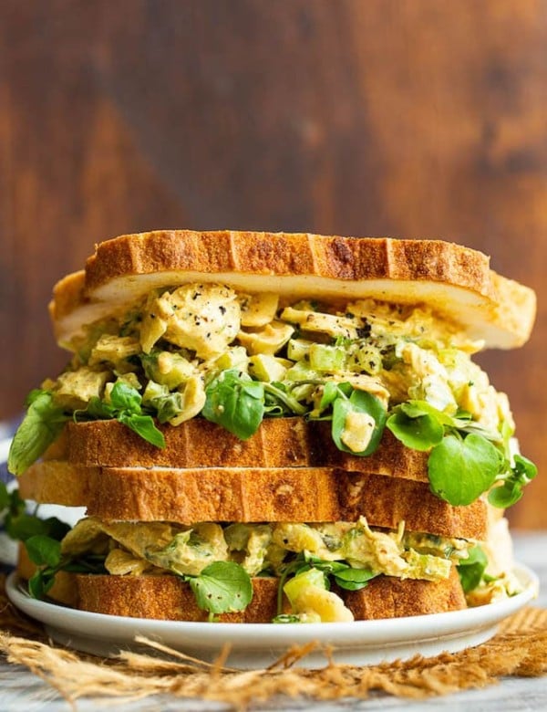 Coronation Chicken sandwich