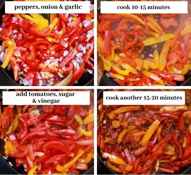 how to make peperonata collage