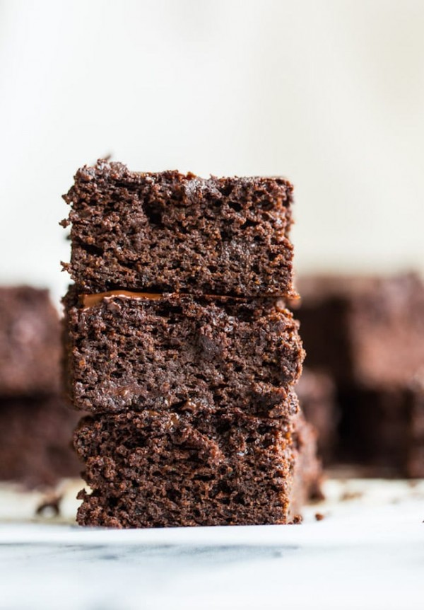 Almond Flour Paleo Zucchini Brownies A Saucy Kitchen