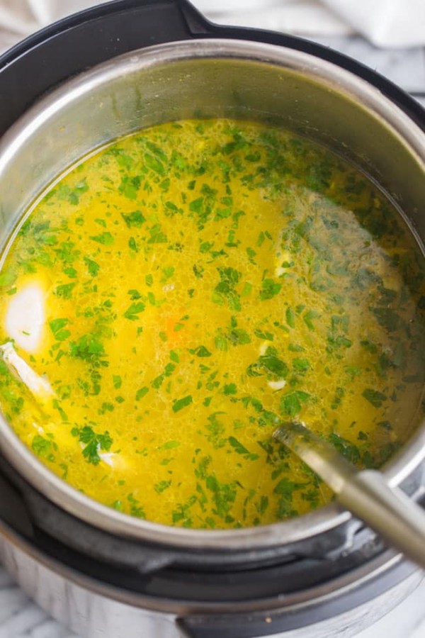 From Scratch Instant Pot Chicken Soup A Saucy Kitchen
