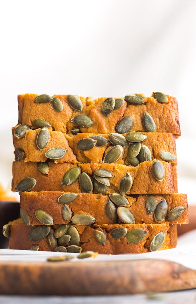 slice of Paleo-Sweet-Potato-Bread stacked