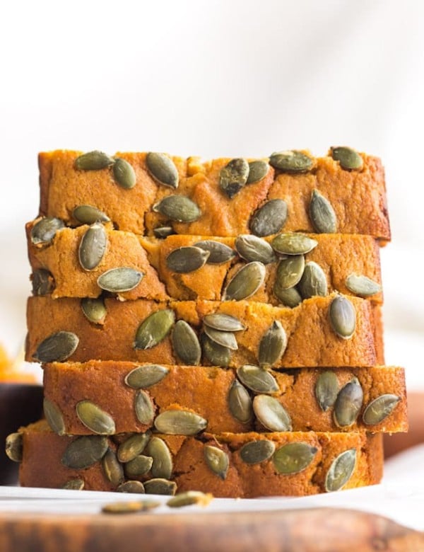 slice of Paleo-Sweet-Potato-Bread stacked