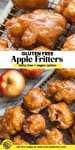 Gluten Free Apple Fritters pinterest marketing image